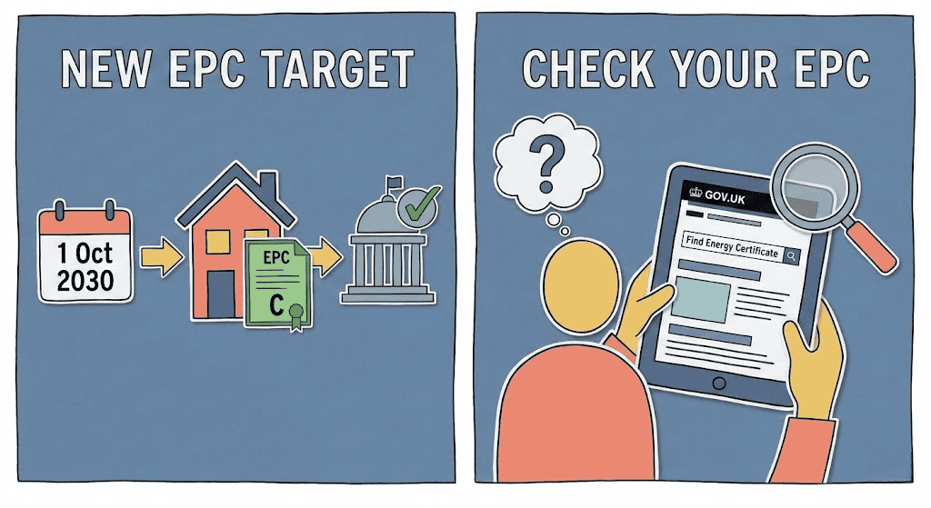 New EPC target deadline and checking process as per Tenant Hive analysis.